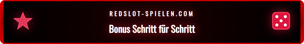 Anleitung zur Aktivierung eines Casino-Bonus in einem lizenzierten Casino.