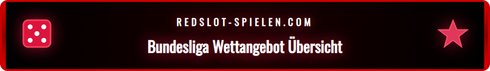 Screenshot der Benutzeroberfläche mit Wettoptionen für die Bundesliga