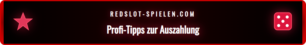 Infografik mit den besten Tipps für eine schnelle und problemlose Auszahlung.