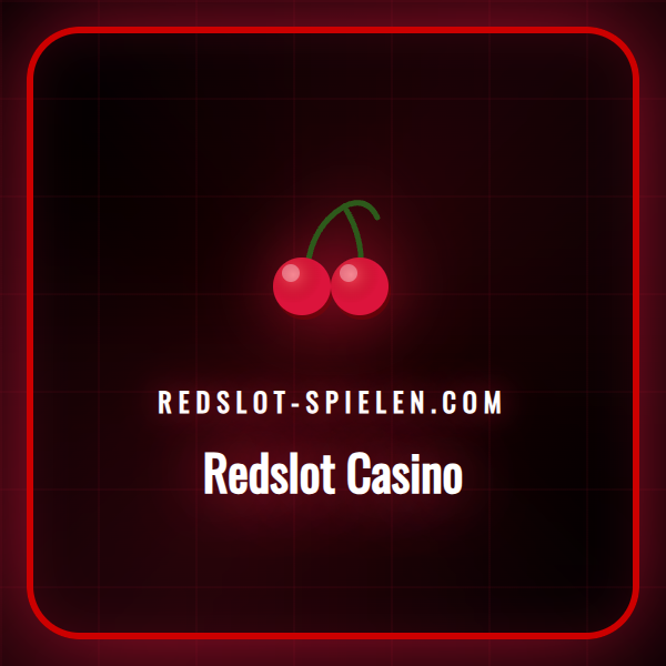 Die offizielle Startseite des Redslot Casino mit Bonusangeboten.
