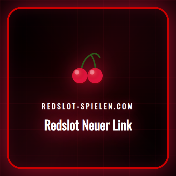 Ein Laptop-Bildschirm zeigt die offizielle Redslot-Startseite.