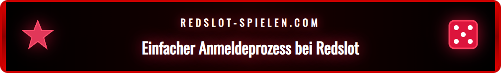 Anleitung zur sicheren Registrierung und Verifizierung bei Redslot.