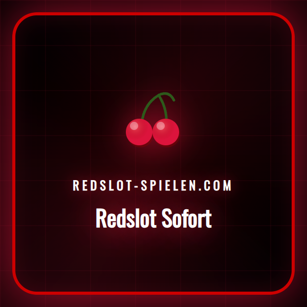 Startseite von Redslot Sofort zeigt schnelle Einzahlungsoptionen.